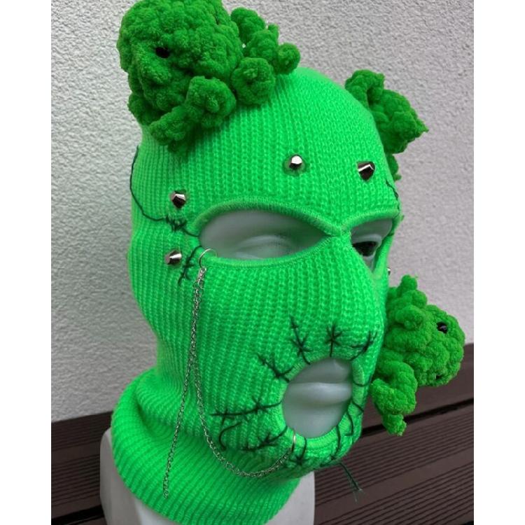Winter Warm Cap Knit Beanie Hat Halloween Unisex Balaclava Hat Soft Headwear