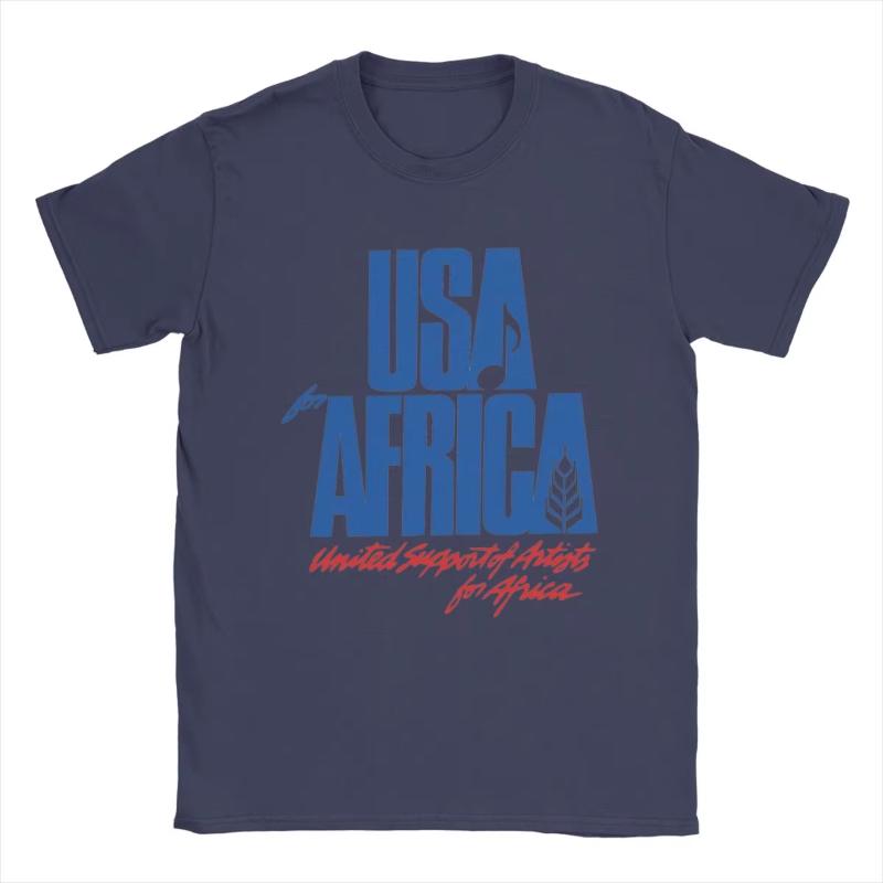 

2026 SummerAutumn USA for AFRICA Retro Print Tshirt Loose Casual Shortsleeved Trendy Top for Men and Women 4XL