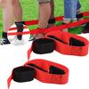 2Pcs Fun Outdoor Sports 3 Legged Race Bands Giant Footstep Tram for Game Activities