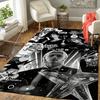 1Pc Music Stars Collage Rug, Office Carpet Indoor Outdoor Doormat, Non-Slip Soft, Living Room, Christmas Halloween Gift. M928315