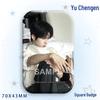 Yu Cheng'en Baji Star Idol Laser Rectangular Badge Brooch Pendant