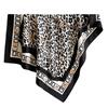 Fashion leopard print temperament scarf 91cm twill square scarf simple chain premium scarf versatile shawl autumn and winter headscarf