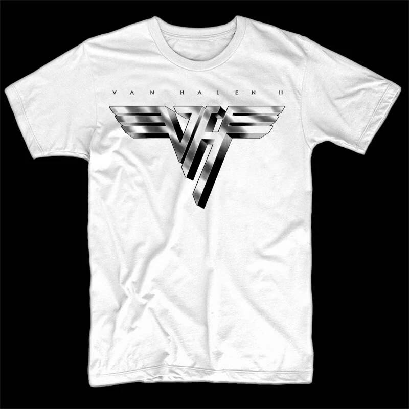 Van Halen 2 II T shirt WHITE S
