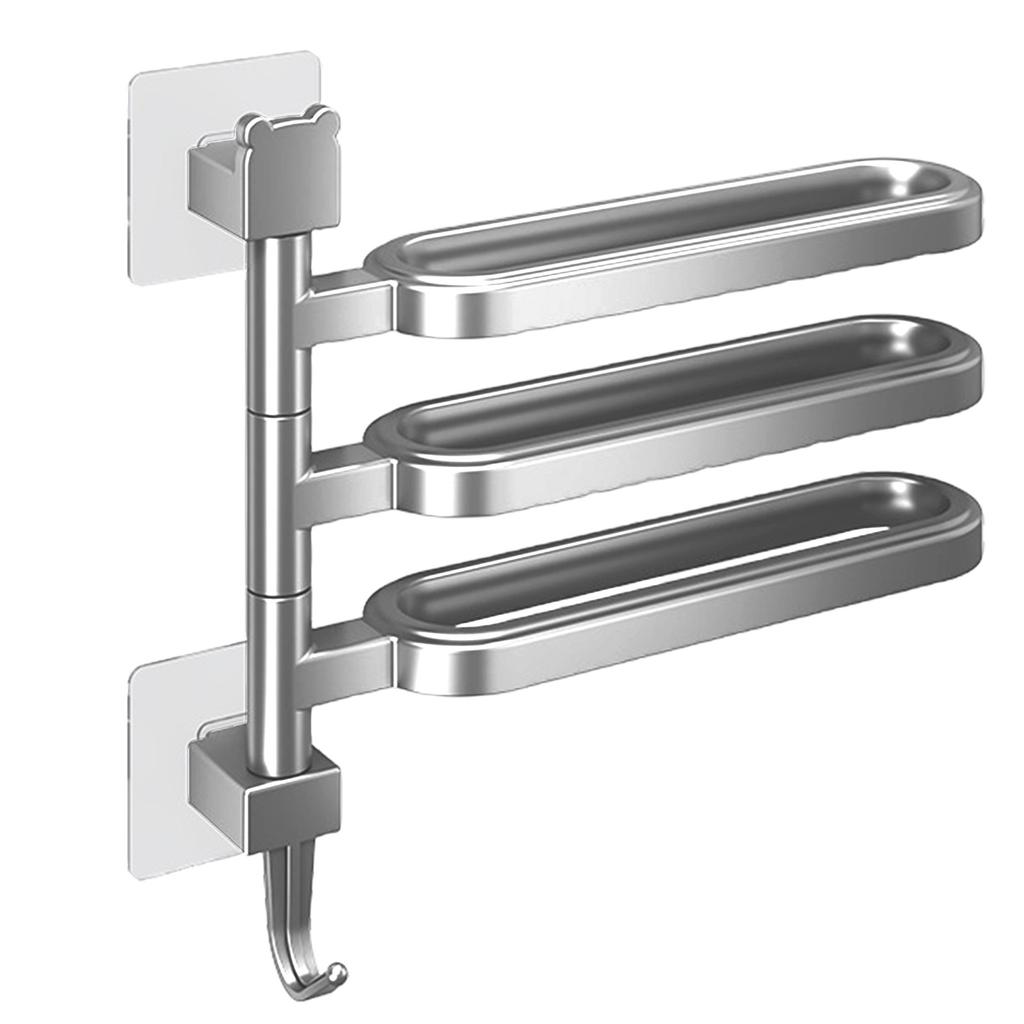 Moderní designy Držák na ručníky bez vrtání Snadná instalace Pevný Vodotěsný Nerezavějící pro různé styly Denní použití