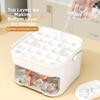 Reusable Ice Cube Tray Space-Saving Ice Maker Pull-Out Drawer Ice Cube Mold  Household Use
