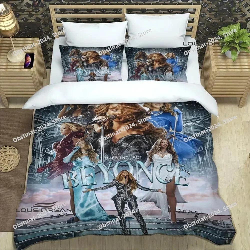 Beyonce Giselle Knowles Bedding Set Duvet Cover Full Queen King Size Pillowcase Bed Print Bed Set Aldult Kid Bedroom Single Twin