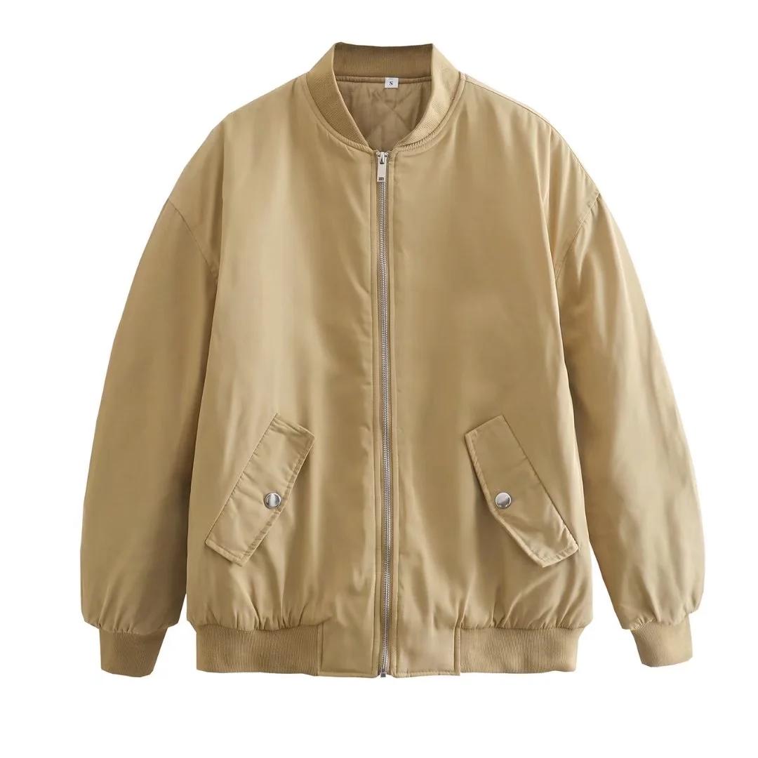 

Жіночі куртки-бомбери Зелені пуховики Жіноча куртка-парка Зимові пальта великого розміру Жіноча парка з м’якою підкладкою Шикарний вуличний одяг M