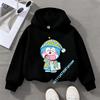 Doraemon children's hooded sweatshirt for boys, girls' casual top with cartoon print,long-sleeved,suitable for autumn and winter