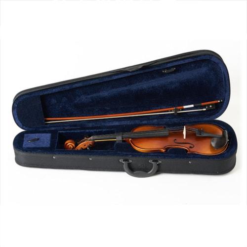 SLDMJFSZ 4/4, 3/4, 1/2, 1/4, 1/8 Violin Hard Case, Basic Professional Triangular Backpack, Ultralight Suspension, Black