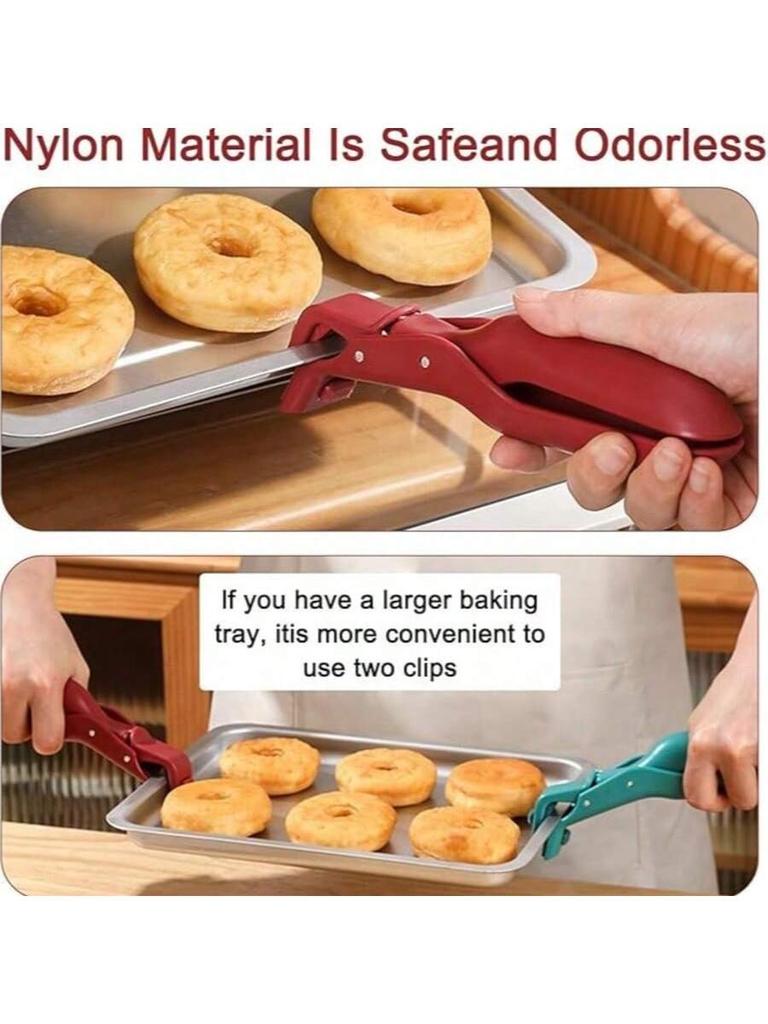 One Heat-resistant Bowl Clip, Used To Prevent Scalding, Multi-purpose Heat-resistant Bowl Rack Clip, Kitchen Pliers.