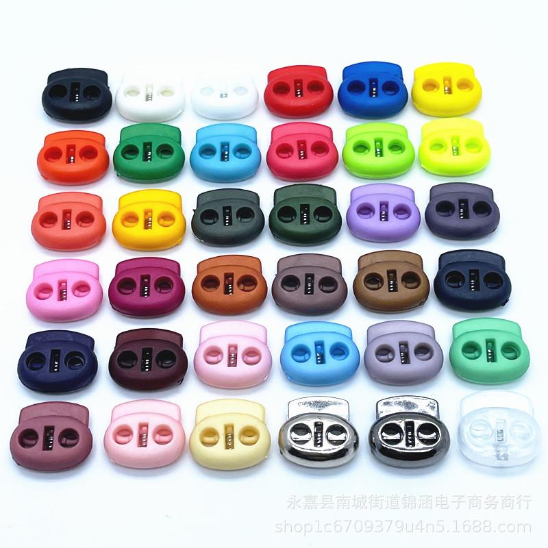 Spring Plastic Cord Lock for Clothing: Hoodie Hem, Shoelaces, Drawstrings, and Trouser Legs