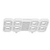 Digital Wall Clock Modern Design Temperature Display Alarm Function Sound Control Auto Sleep LED