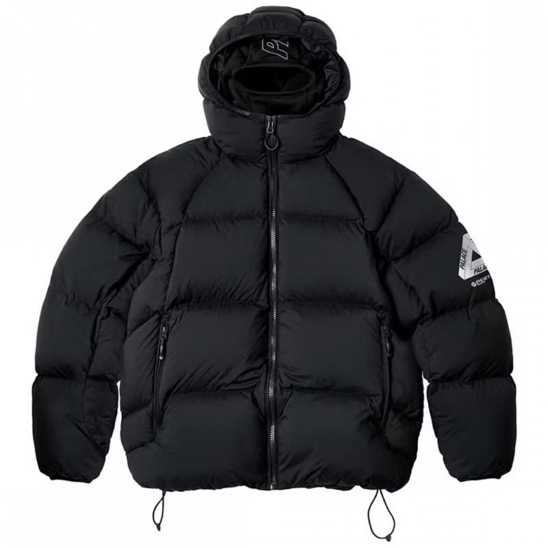 Winter Cotton Puffer Jacket Zip-Up Hooded Coat Waterproof Warm Outerwear Men Women Casual Daily Wear