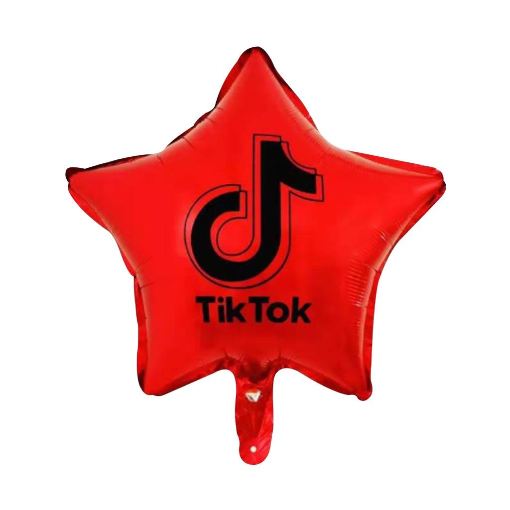 Tik Tok Logo Star Foil Balloon For Adults And Kids Birthday Party Decor Supplies