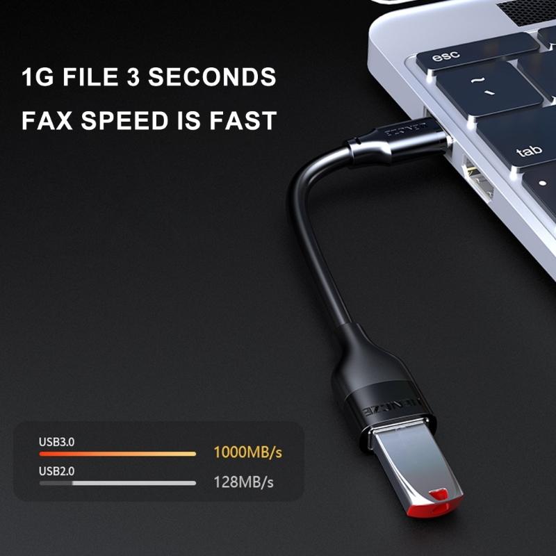 USB C to USB 3.0 OTG Adapter Cable Supports 5V3A 5Gbps Fast Charging and Data Transfer for Phone Pad Laptop Power Cord