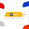 2025 Hot Car Door Sticker Safety Warning Reflective Mark For All BMW Performance F25 F26 F15 F16 E90 E91 E92 E60 E84 G22 G32 F13