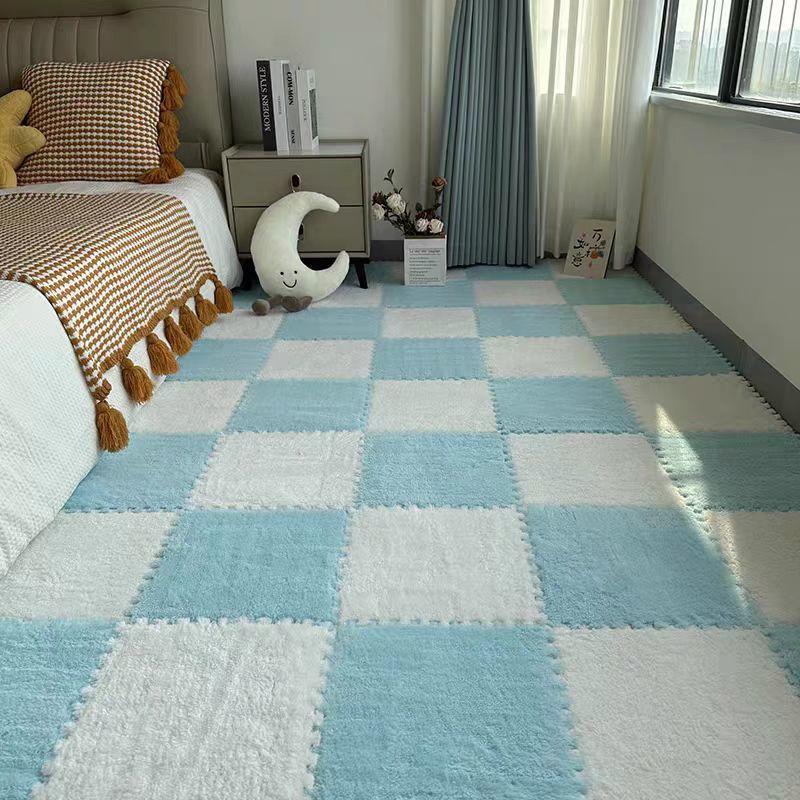30*30*1CM Soft Plush Kids Carpet Baby Play Mat 10/16Pcs Puzzle Interlock Floor Mat Room Warm Playmat Floor Decoration Mat Rug