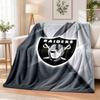 Las Vegas Raiders Printed Flannel Blanket Warm Comfort Bed Throw For Indoor Home Decoration
