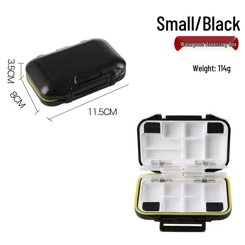 

Multifunctional Waterproof Fishing Tackle Box with Lure, Hooks, and Baits Storage