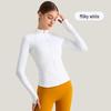 Women's Slim-Fit Quick-Dry High Elastic Yoga Jacket with Stand Collar