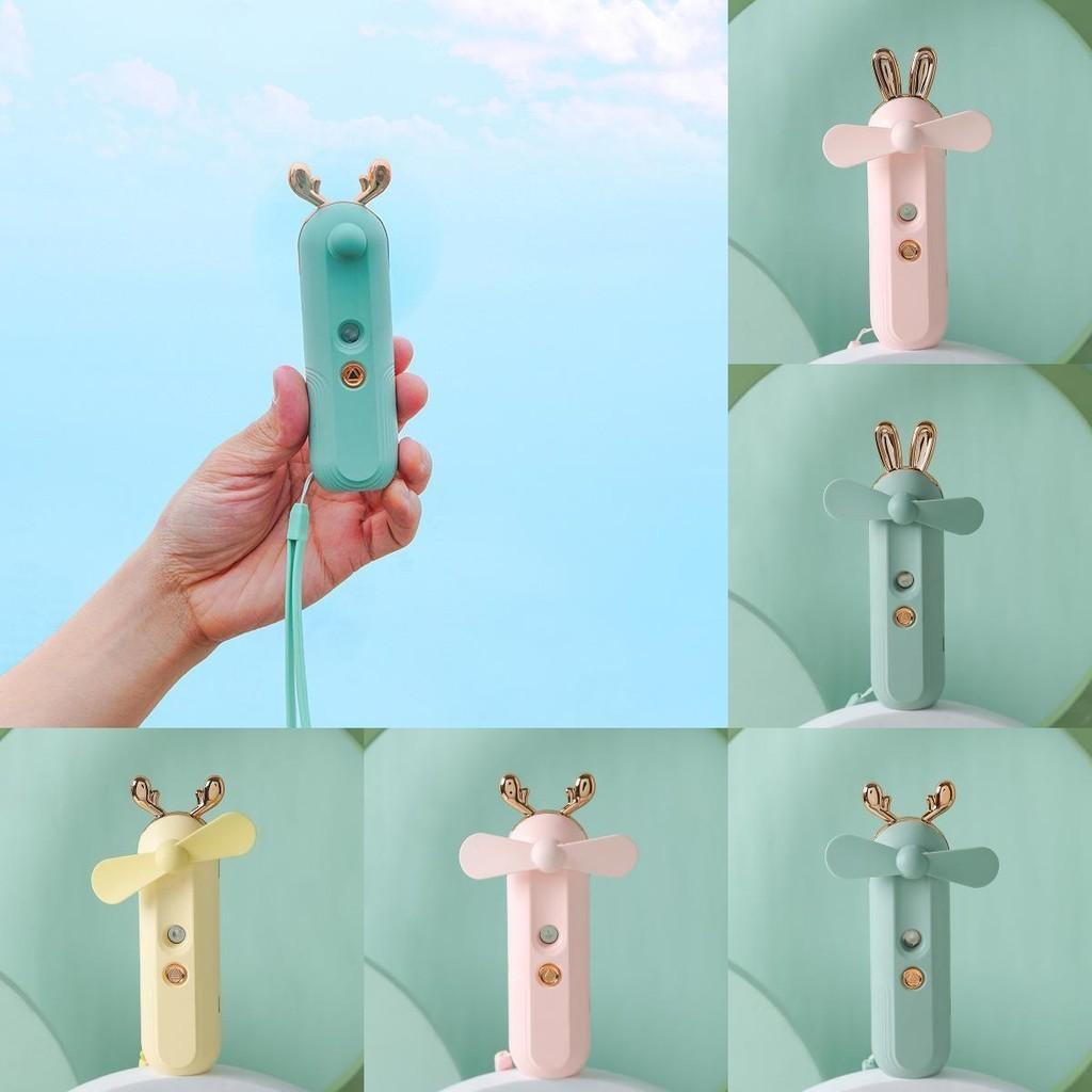 Cute Pet Automatic Spray Fan Mini Usb Humidifier Pocket Fan For Girls