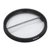49mm Double Half Moon Special Effects Filter Center Split Diopter Lens Filter for Photography SLR Camera Accessories