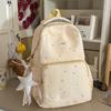 Schoolbag cloud lemon ice blue hollow lace girl heart backpack student party pure gentleness class travel small backpack
