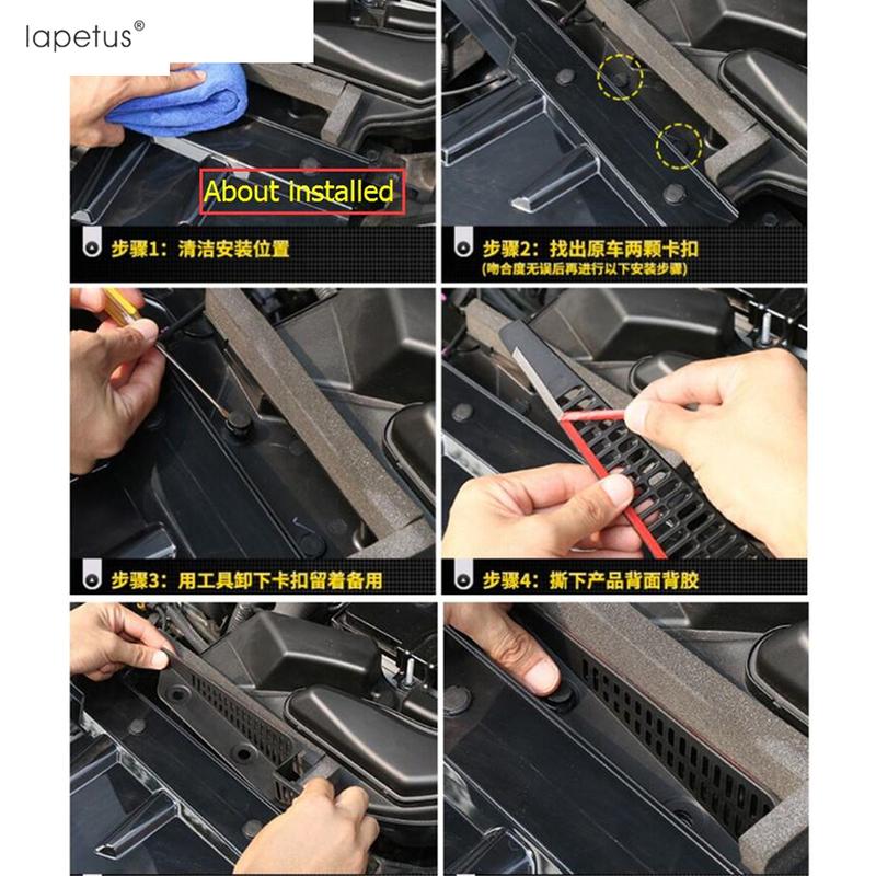 Car Accessories For Nissan Qashqai J11 2.0L 2014 -  Engine Warehouse Air Conditioner AC Inlet Vent Protector Cover Kit Trim