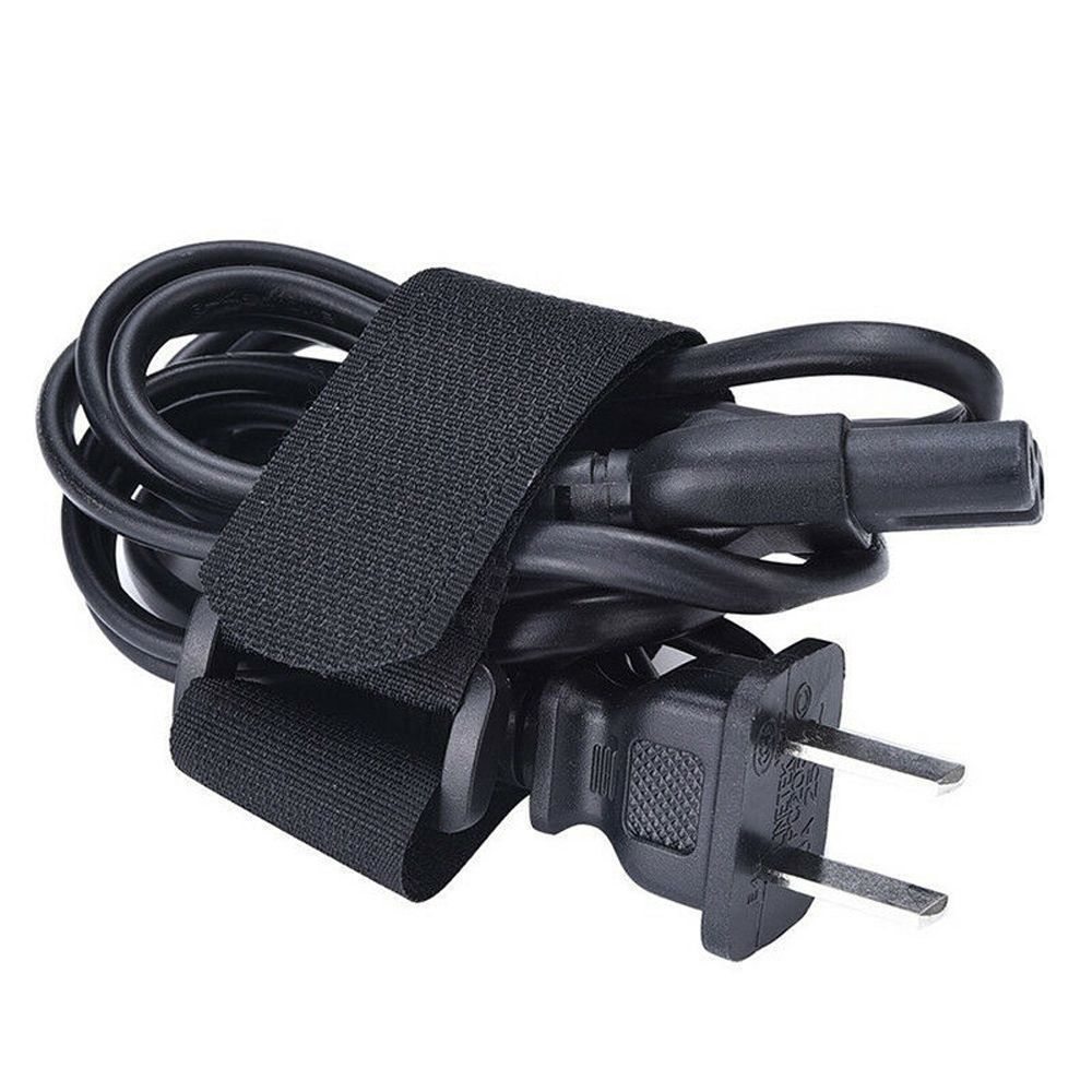 Home Cable Organizer Black Nylon Reusable Tie Rope Straps Nylon Rope Cable Straps Fixed Straps