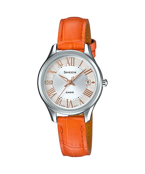 Casio Men s Stainless Steel 50M Water Resistant Analog Quartz Watch SHE-4050L-7A белый