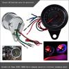 LED Motorcycle Tachometer Gauge Metal RPM Meter 0-13000 Universal 12V for Motorbike Digital Dashboard