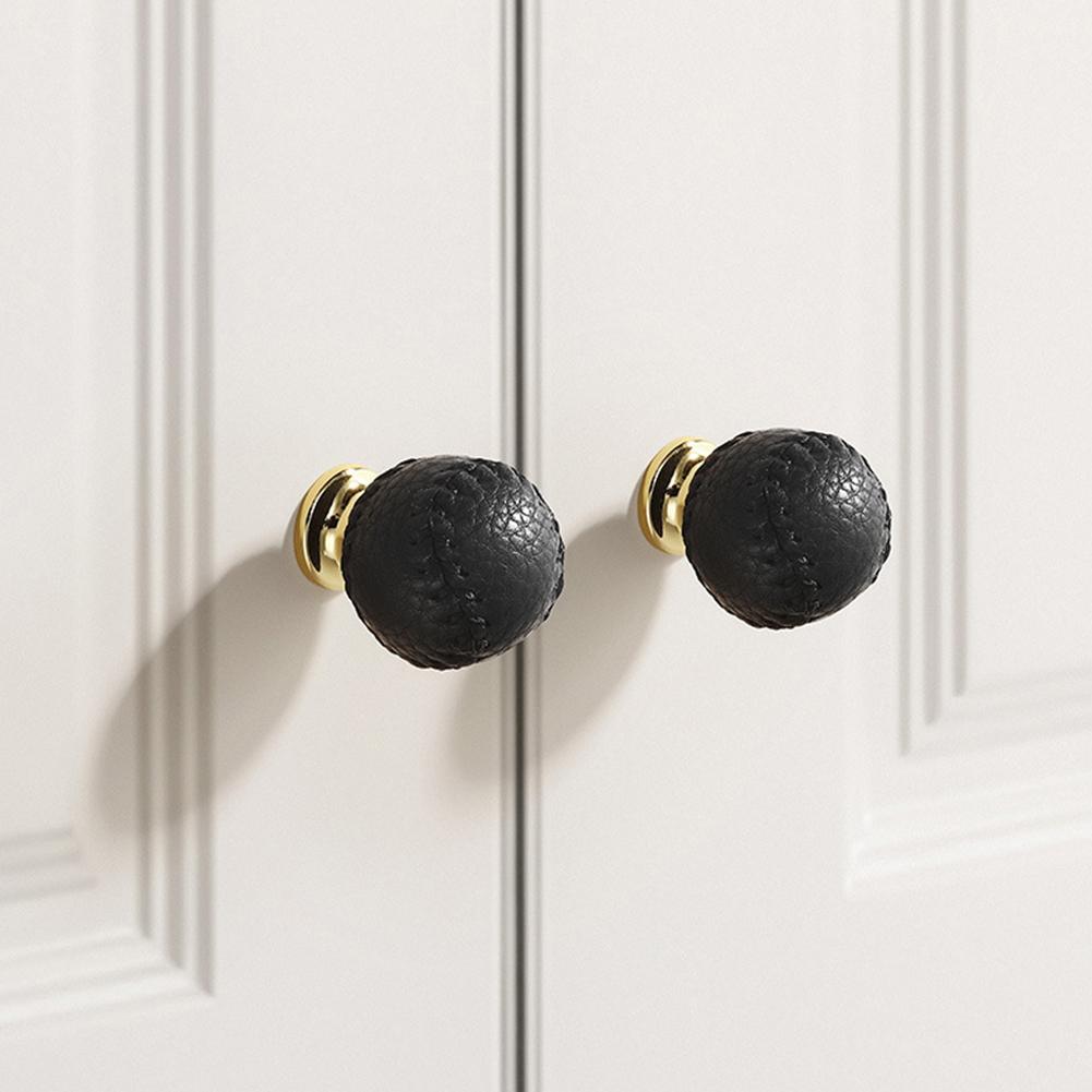 For Cabinets Leather Handle Home Improvement Projects 27*34mm Multiple Color Selections Practical Home Improvement