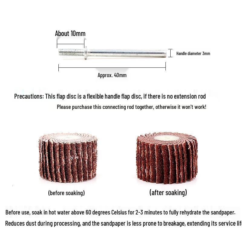 Patterned Flap Disc Sandpaper Grinding Head & Polishing Wheel for Woodworking