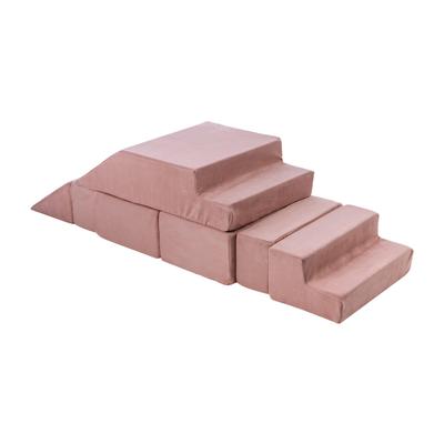 Modulares Sofa für Kinder – Bausteine ​​aus weichem Schaumstoff zum Spielen, Samt