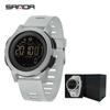 Sanda Multi-Function Smart Watch: Waterproof, Pedometer, Alarm Clock for Hiking & Sports - Unisex