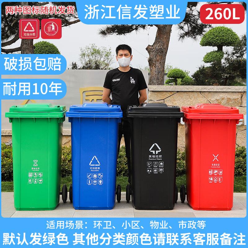 Outdoor Heavy-Duty Wheeled Waste Bin