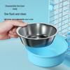 Stainless Steel Anti-Spill Hanging Pet Bowl for Cats, Dogs, and Rabbits