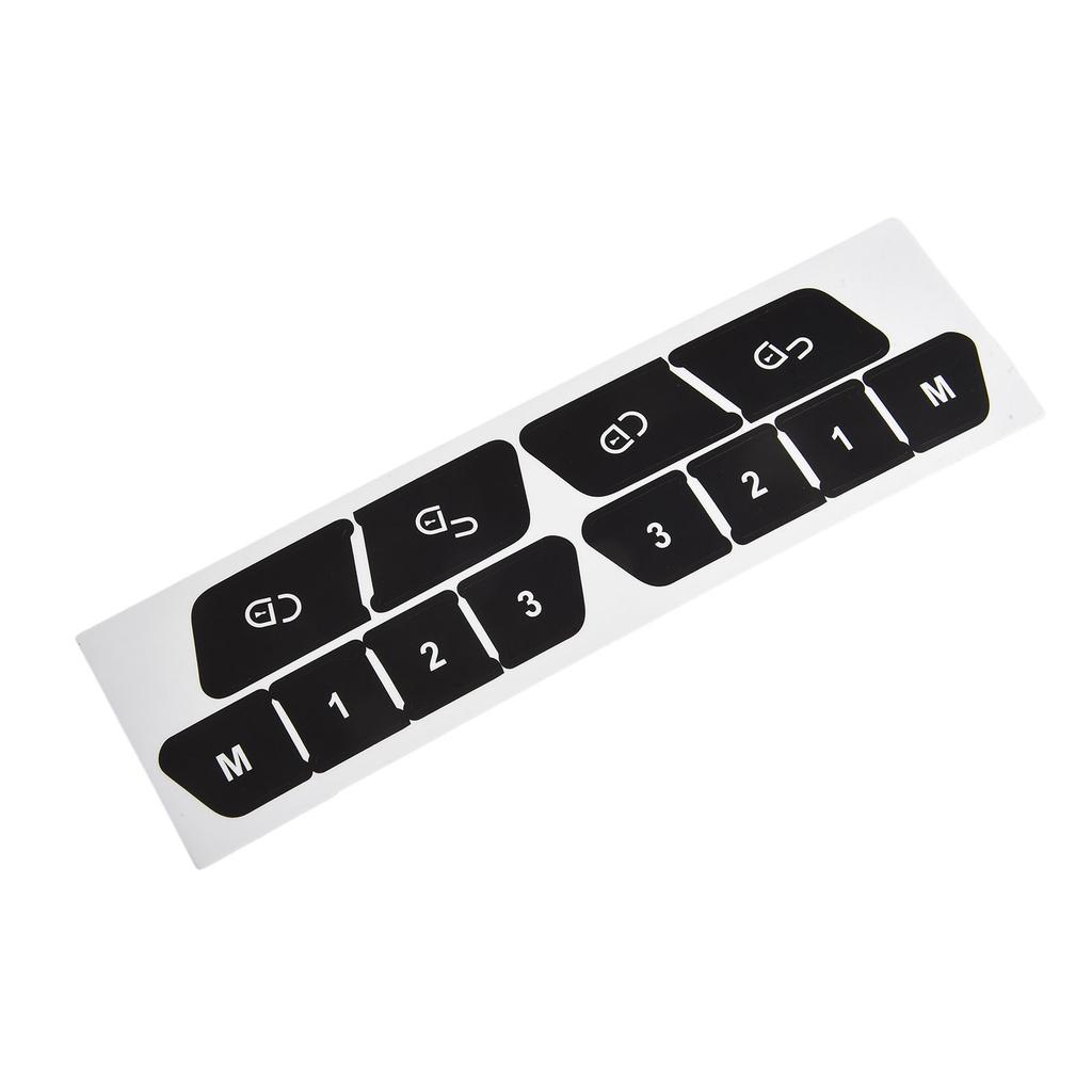 Vinyl Button Repair Stickers for Mercedes For Benz C E SLK Class Vehicles