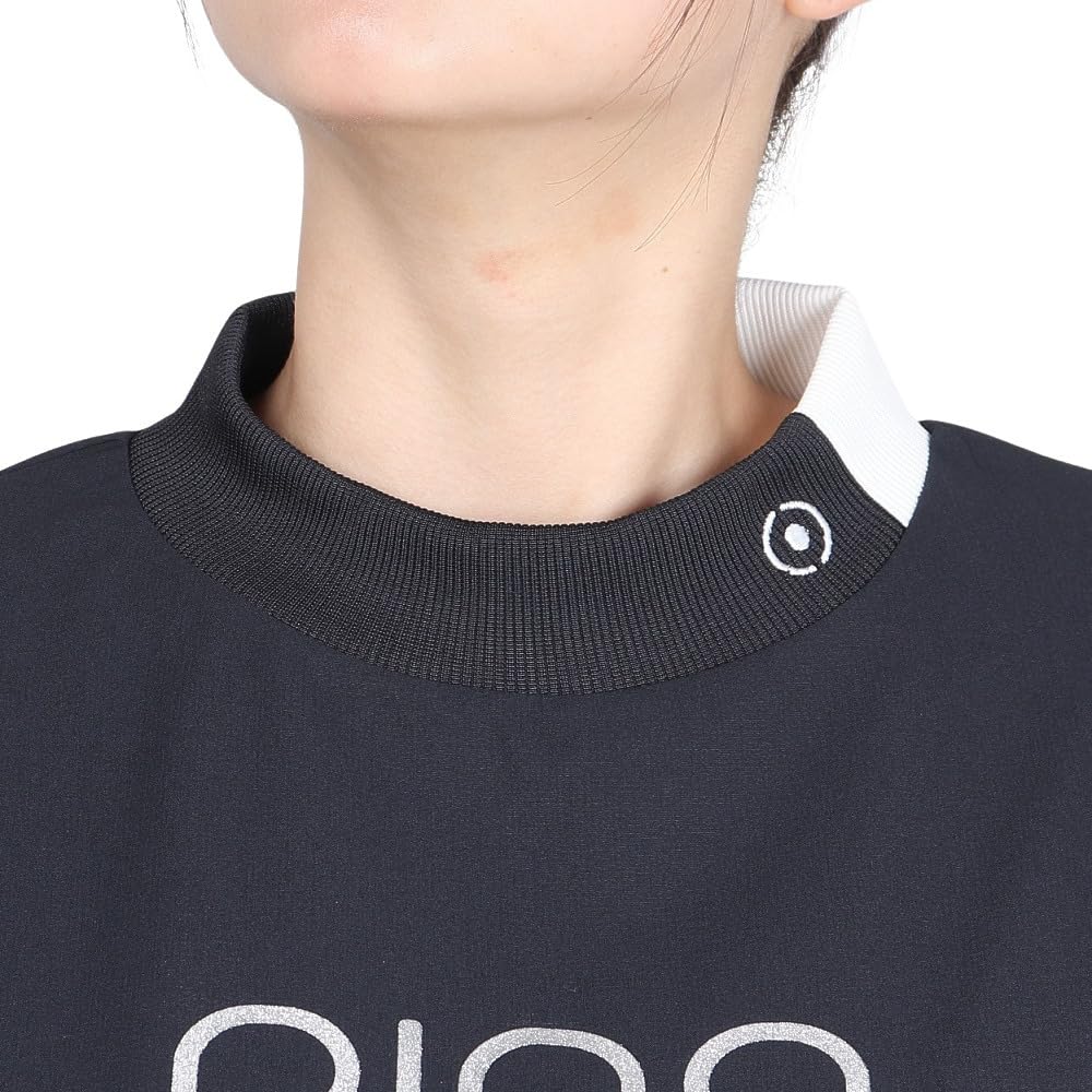 Short Sleeve High Neck Shirt Storage and Golf Cold Protection S [Pin Apparel] Women's (Heat Insulation) / / 622-4267802 010_Black