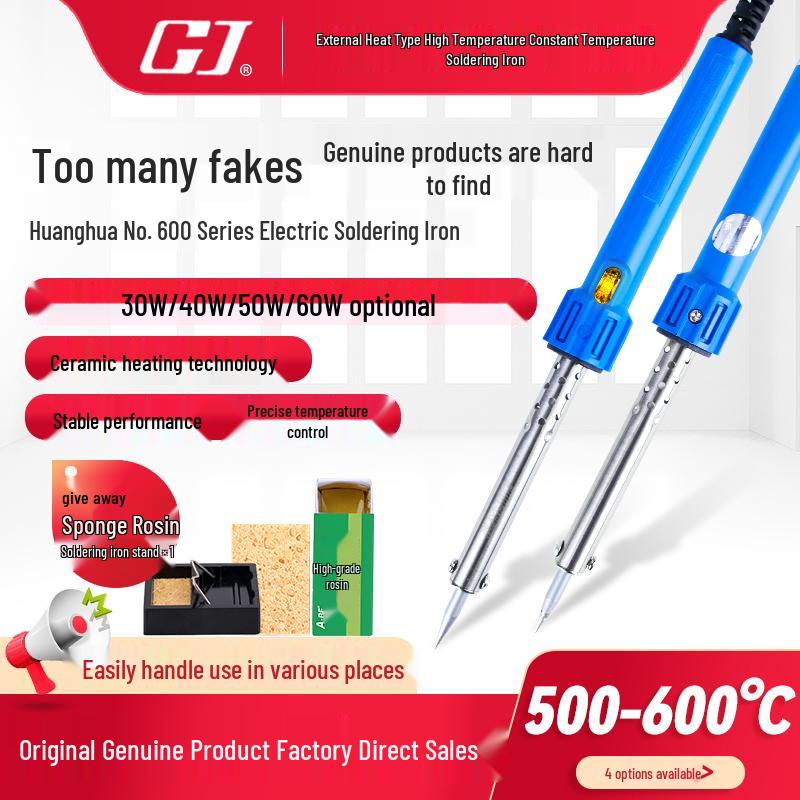 Temperature-Controlled Electric Soldering Iron for Students: 60W, 50W, 30W, Perfect for Home Appliance Repair and Welding
