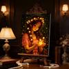 DIY Diamond Art Pearl Painting Kit for Adults, The Long-Haired Girl Special Shaped Pearl Art Painting Wall for Home Office Decor Handmade Gift