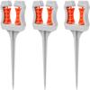 3 Pack Grey Hose Guide Spikes ABS Water Pipe Holder Spike Hose Support Stake Holder  Plant Watering