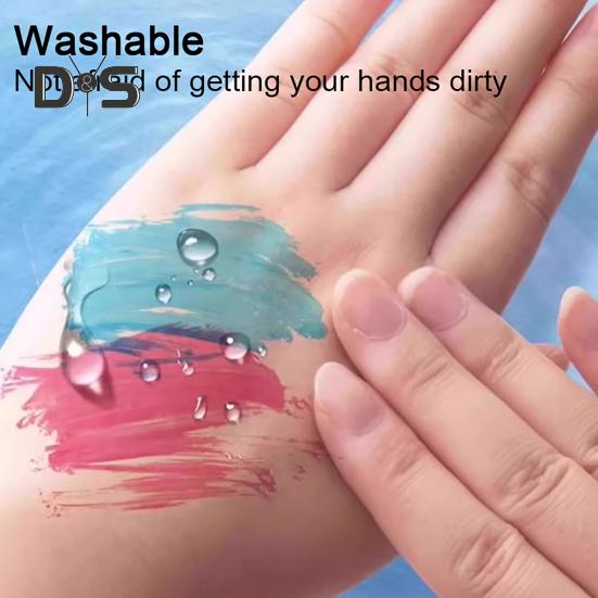 Mini Watercolor Paint Box Pocket Artist Travel Set 8/15-Color Palette Walnut Wood Metal Clip Portable Watercolor Pen