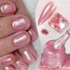LILYCUTE 7ml Oja Roz cu Sclipici Colorată Strălucitoare Efect Perlat Artă pe Unghii Decorare DIY Nu Necesită Lampa pentru Uscare
