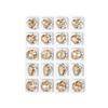 Heart and Geometric Rhinestone Nail Art Decorations