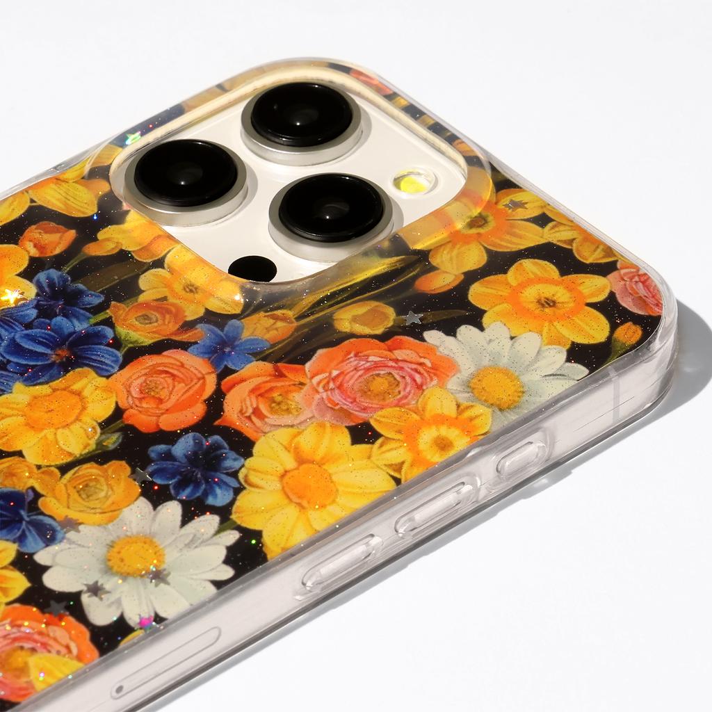 Nakładka Glow Glam Do Iphone 16 Pro 6,3" Pomarańczowa