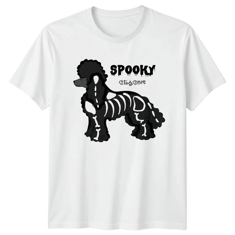 Spooky Season TShirt Poodle Dogs Halloween Gift For Him And Her S