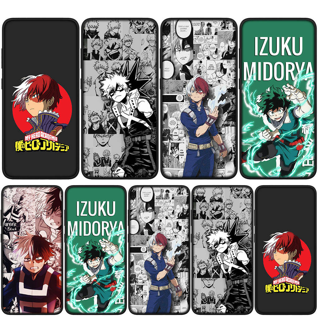 for iPhone 17 16 15 Xiaomi Poco Redmi Note 14 13 12 11 Pro Max Samsung Galaxy S25 S24 S23 OPPO Huawei Todoroki Shoto BNHA My Hero Academia Phone Case