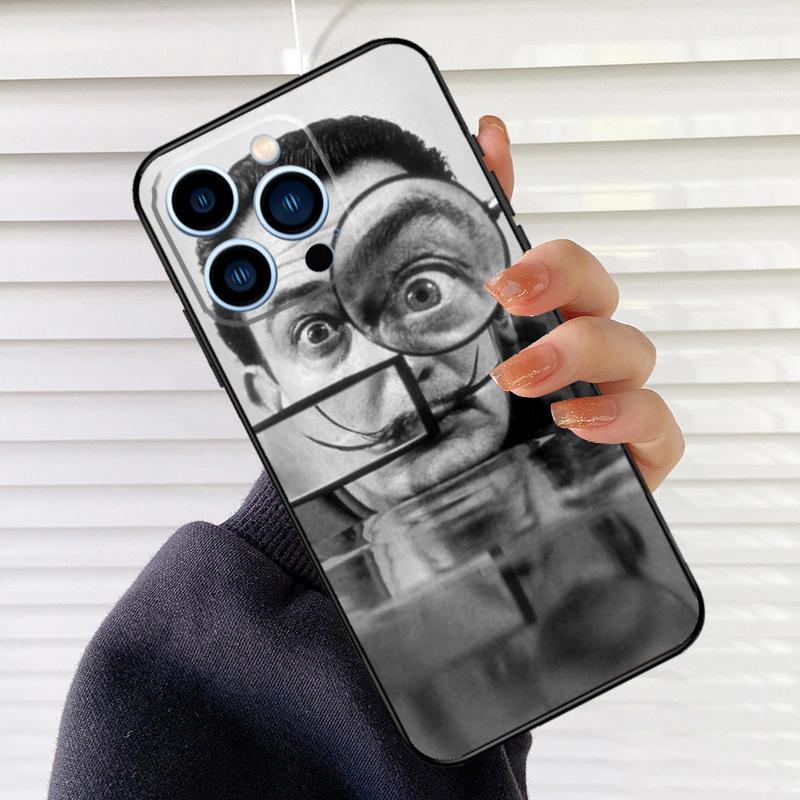 Salvador Dali Art Phone Case For iPhone 17 16 15 13 11 12 14 Pro Max mini 15 16 Plus 16e 17 Air Cover Fundas