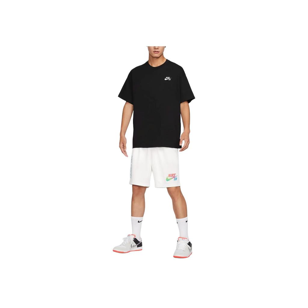 Nike SB Soft And Comfortable Casual Sports Crew Neck Short Sleeve T-Shirt Men Tops Black HM4457010